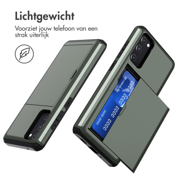 imoshion Backcover met pasjeshouder Samsung Galaxy S20 FE - Donkergroen