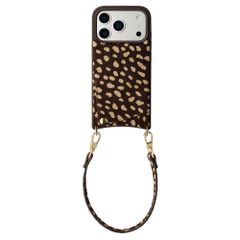 Selencia Nova Real Leather Back Cover with Card Holder Apple iPhone 17 Pro - Fawn Chic