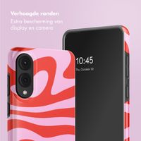 Selencia Vivid Backcover Samsung Galaxy S25 Edge - Dream Swirl Pink