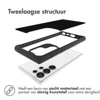 imoshion Rugged Hybrid Case Samsung Galaxy S23 Ultra - Zwart
