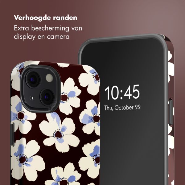 Selencia Vivid Backcover met MagSafe Apple iPhone 13 - Choco Flower Pop
