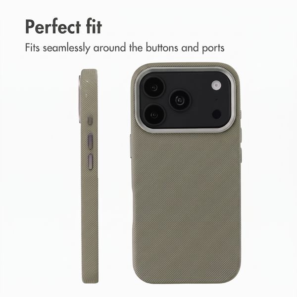 Accezz Mesh Back Cover with MagSafe Apple iPhone 17 Pro - Dark Grey