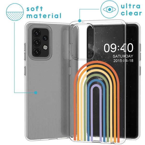 imoshion Design hoesje Samsung Galaxy A52(s) (5G/4G) - Rainbow