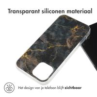 imoshion Design hoesje Apple iPhone 13 Mini - Black Marble