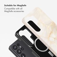 Selencia Vivid Back Cover with MagSafe Samsung Galaxy S26 Ultra - Golden Beige Marble