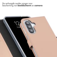Selencia Echt Leren Bookcase Samsung Galaxy A27 (5G) - Dusty Pink