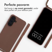 imoshion Siliconen hoesje met koord Samsung Galaxy A18 (4G) / A17 (4G/5G) - Bruin