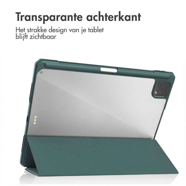 imoshion Trifold Hardcase Bookcase Apple iPad Pro 11 (2022 / 2021 / 2020 / 2018) - Groen