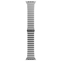 Uniq Strova Steel Link bandje Apple Watch Series 1 t/m 10 / SE / Ultra (2) (44/45/46/49 mm) - Sterling Zilver