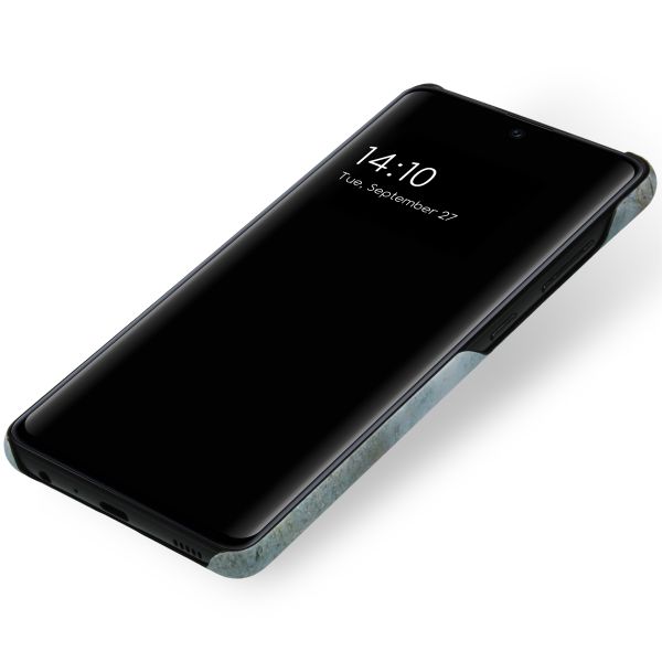 Selencia Fashion Backcover Samsung Galaxy A52(s) (5G/4G) - Marble Blue