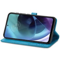 imoshion Mandala Bookcase Motorola Moto G71 - Turquoise