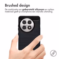 imoshion Brushed Backcover OnePlus 13R - Zwart