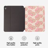 Selencia Vivid Tablet Case Apple iPad Air 11 inch (2026) M4 / (2025) M3 / (2024) M2 / Air 5 (2022) / Air 4 (2020) - Paisley Blush