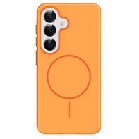 imoshion Color Backcover met Thin MagSafe Ring Samsung Galaxy S25 - Oranje