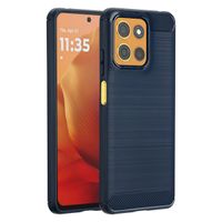 imoshion Brushed Backcover Motorola Moto G15 / G15 Power - Donkerblauw