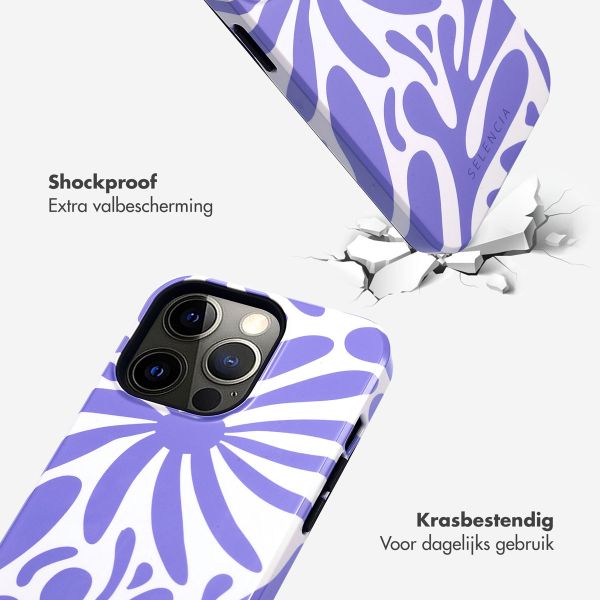 Selencia Vivid Backcover Apple iPhone 13 Pro - Modern Bloom Sapphire Blue
