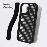 Callbuddy Hoesje met Strap Apple iPhone 16 Pro Max - Epic Black