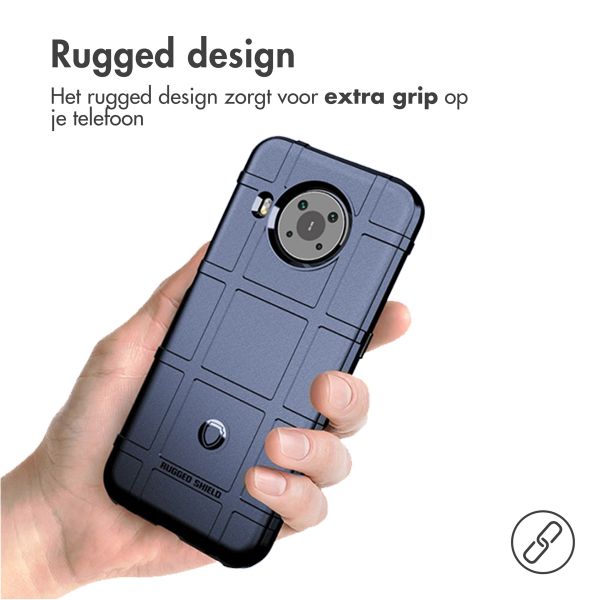 imoshion Rugged Shield Backcover Nokia X10 / X20 - Donkerblauw