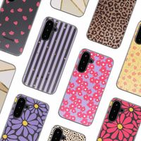 imoshion  Design hoesje Samsung Galaxy A56 - Sparkle Lines Lavender