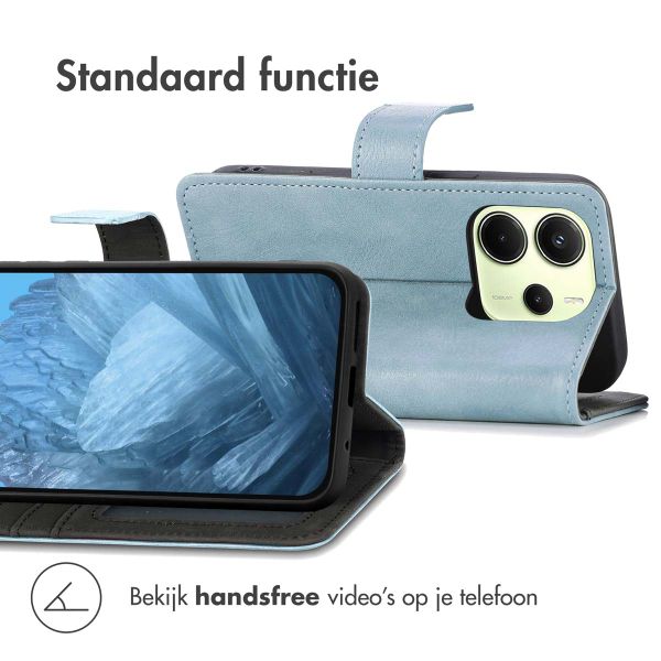 imoshion Luxe Bookcase Xiaomi Redmi Note 14 (4G) - Lichtblauw