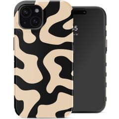 Selencia Vivid Case with MagSafe Apple iPhone 15 - Art Wave Black