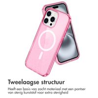 imoshion Sparkle Backcover met MagSafe Apple iPhone 16 Pro - Glitter Roze