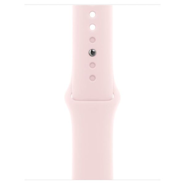 Apple Sport Band Apple Watch Series 1 t/m 9 / SE (38/40/41 mm) | Series 10 (42 mm) - Maat M/L - Light Pink