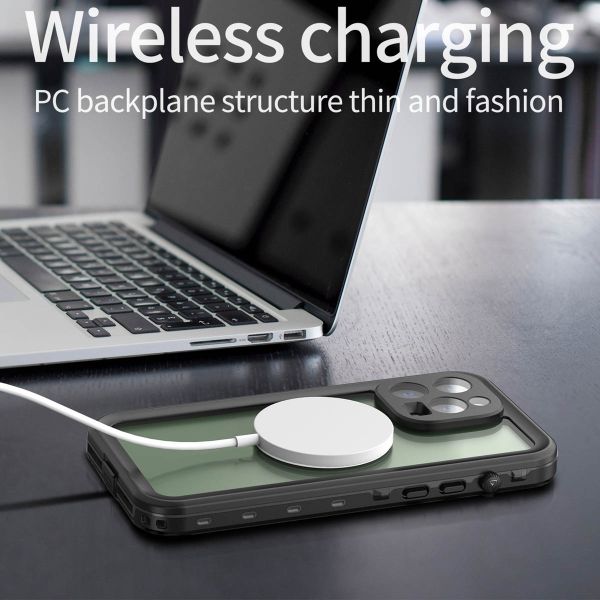 Redpepper Dot Plus Waterproof Backcover Apple iPhone 14 Pro Max - Zwart