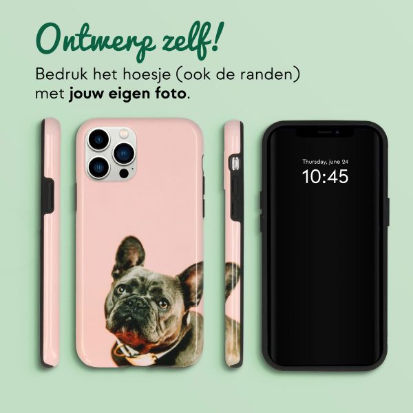 Ontwerp je eigen tough case Apple iPhone 13 Pro - Wit
