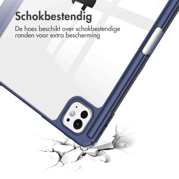 imoshion Trifold Hardcase Bookcase Apple iPad Pro 11 (2024) M4 - Donkerblauw