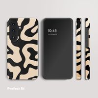 Selencia Vivid Back Cover Samsung Galaxy S26 - Art Wave Black