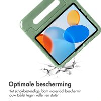 imoshion Kidsproof tablethoes met afneembare dolls Apple iPad 11 (2025) 11 inch A16 / iPad 10 (2022) 10.9 inch - Olive Green