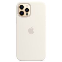 Apple Silicone Backcover MagSafe Apple iPhone 12 (Pro) - White