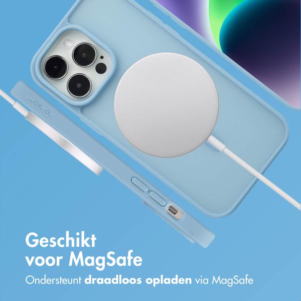 imoshion Color Guard Backcover met MagSafe Apple iPhone 14 Pro Max - Lichtblauw
