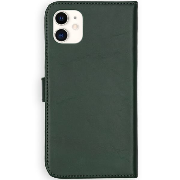 Selencia Echt Leren Bookcase Apple iPhone 11 - Groen
