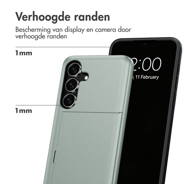 imoshion Backcover met pasjeshouder Samsung Galaxy S26 FE - Donkergroen
