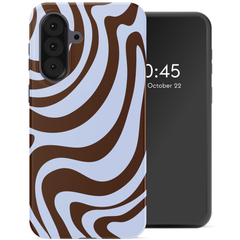 Selencia Vivid Backcover Samsung Galaxy A37 (5G) - Dream Swirl Chocolate