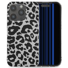 imoshion Design hoesje Apple iPhone 15 Pro - Leopard Transparent