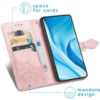 imoshion Mandala Bookcase Xiaomi Mi 11 Lite (5G/4G) / 11 Lite 5G NE - Rosé Goud