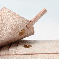 Guess Crossbody Telefoontasje - Smartphone schoudertasje met riem 4G Logo - Rose