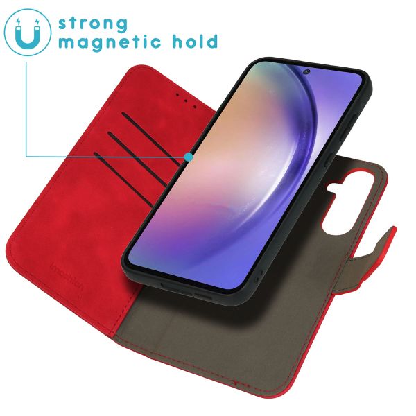 imoshion Uitneembare 2-in-1 Luxe Bookcase Samsung Galaxy A55 - Rood
