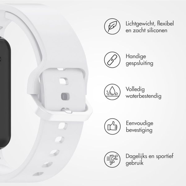 imoshion Siliconen bandje Samsung Galaxy Fit 3 - Wit