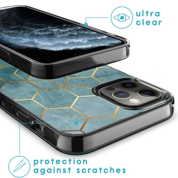 imoshion Design hoesje iPhone 12 (Pro) - Patroon - Groen