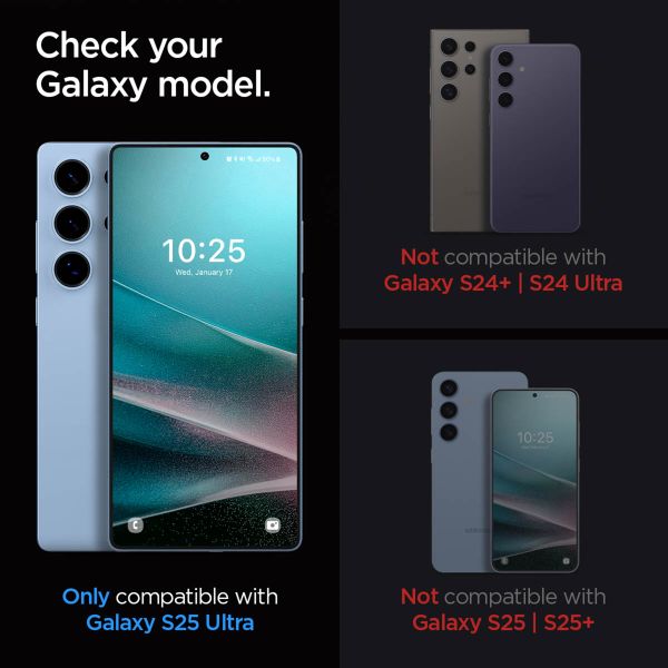 Spigen GLAStR Privacy EZ Fit Screenprotector + Applicator Samsung Galaxy S25 Ultra