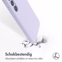 Accezz Liquid Silicone Backcover Samsung Galaxy S25 Plus - Paars