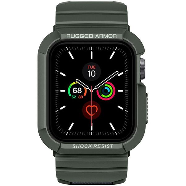 Spigen Rugged Armor™ Pro case Apple Watch 40 mm / 41 mm - Groen