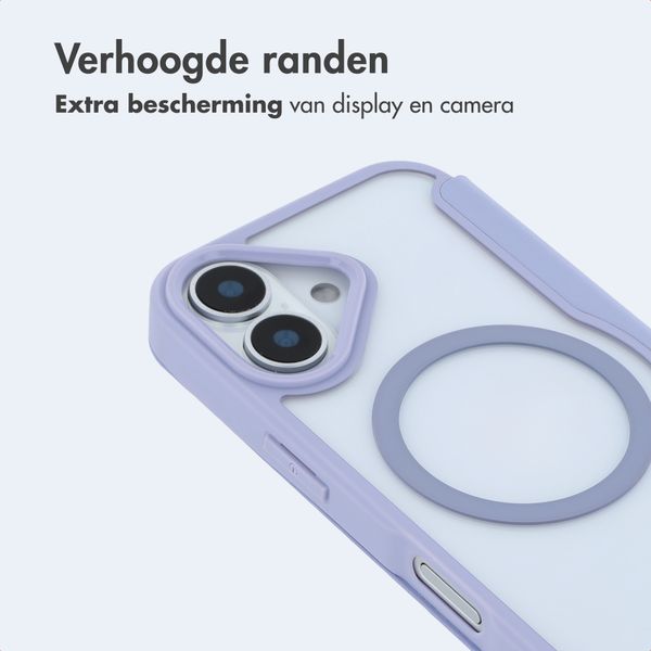 imoshion Transparante Bookcase met MagSafe Apple iPhone 17 - Lila