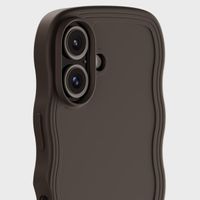 Holdit Wavy Case Apple iPhone 16 - Chocolate