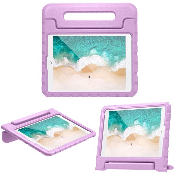 imoshion Kidsproof Backcover met handvat Apple iPad 9 (2021) 10.2 inch / iPad 8 (2020) 10.2 inch / iPad 7 (2019) 10.2 inch - Lila