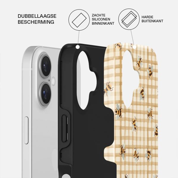 Burga Tough Backcover MagSafe Apple iPhone 16 - Honeycomb